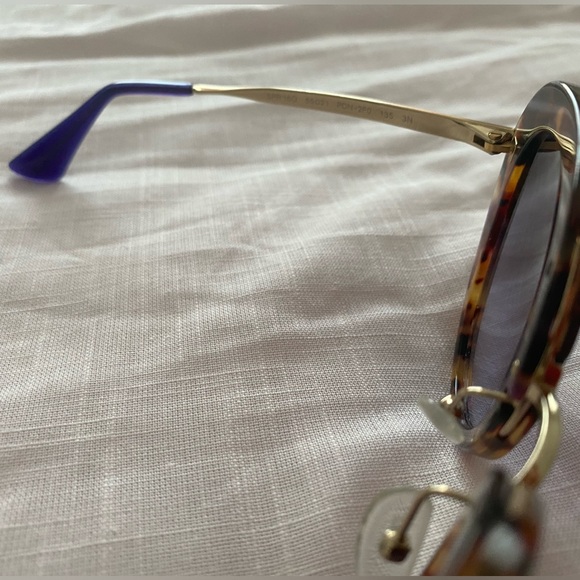 Prada Large Round Tortoiseshell Sunglasses SPR16Q - Picture 8 of 10